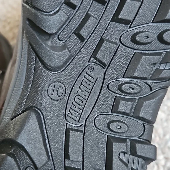 NWOB Khombu Faux Leather Top Tactical Boots.